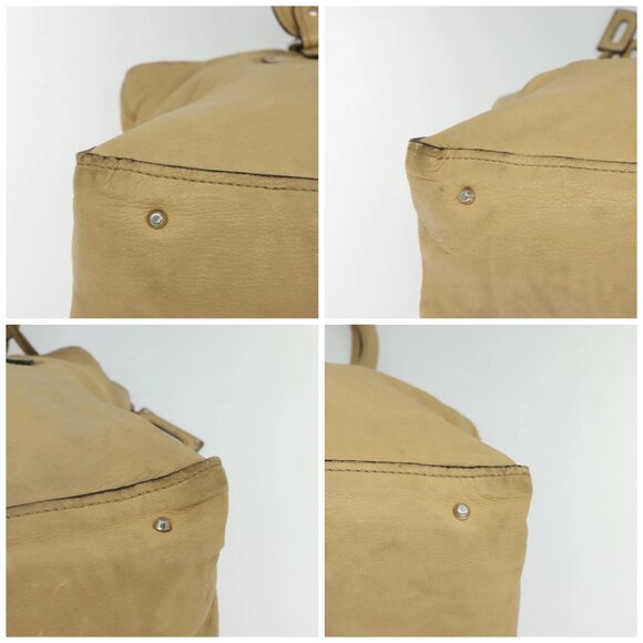 Chloe Paddington Tote Bag Leather Beige Auth am8249 - Picture 14 of 16